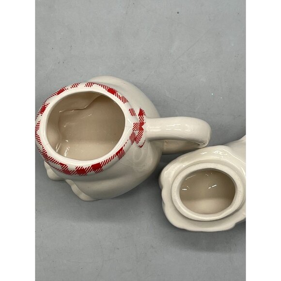 MSRF inc. cup scotty dog lid handle bandana glass red white black length 7" READ - Picture 4 of 9